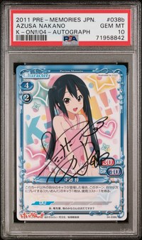 K-On! Precious Memories Set 4 card 04-038b - Hand-Signed